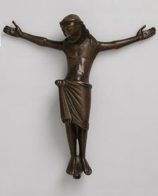Crucified Christ, Mosan or Rhenish, third quarter 12th century. Creator: Unknown