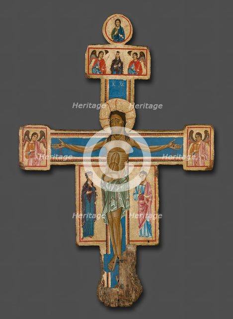 Crucifix, 1230/40. Creator: Master of the Bigallo Crucifix.