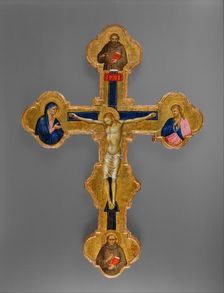Crucifix, 1370-75. Creator: Silvestro dei Gherarducci