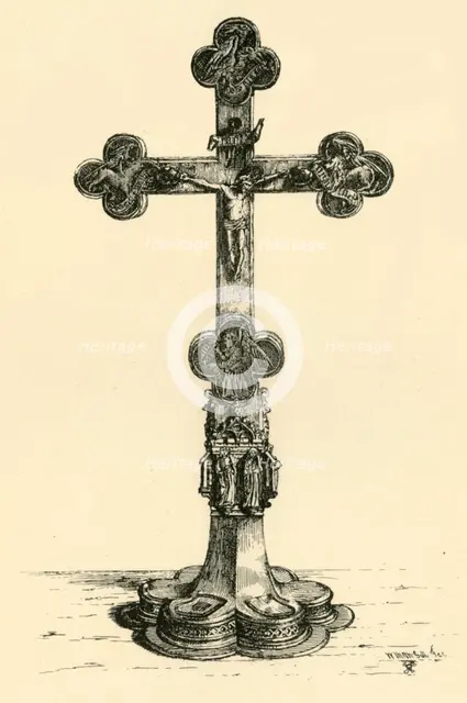 Crucifix, (1881).  Creator: W. M. McGill.