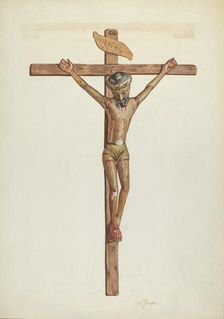 Crucifix, 1938. Creator: Carl O'Bergh
