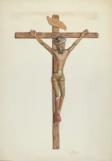 Crucifix, 1938. Creator: Carl O'Bergh