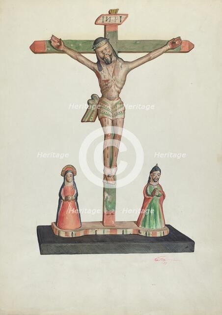 Crucifix, 1939. Creator: Carl O'Bergh.
