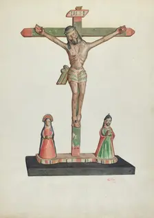 Crucifix, 1939. Creator: Carl O'Bergh