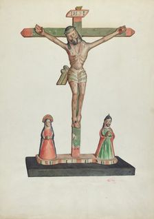 Crucifix, 1939. Creator: Carl O'Bergh