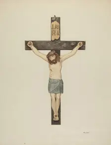 Crucifix, c. 1939. Creator: Pearl Davis