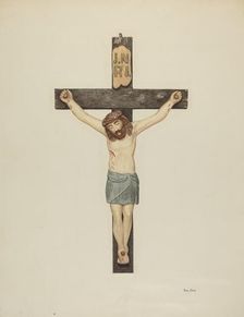 Crucifix, c. 1939. Creator: Pearl Davis