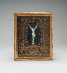 Crucifix, France, Early 18th century. Creator: Verres de Nevers