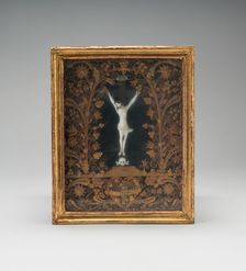 Crucifix, France, Early 18th century. Creator: Verres de Nevers
