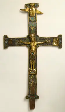 Crucifix, French, 13th century. Creator: Unknown