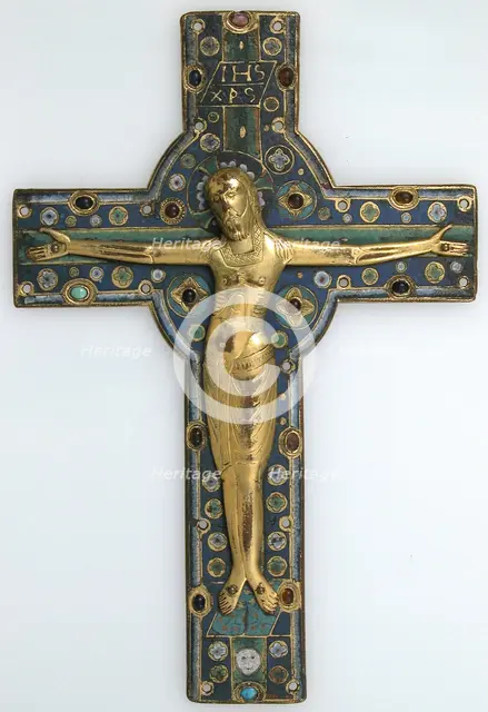 Crucifix, French, mid-13th century. Creator: Unknown.