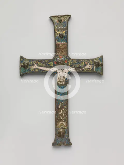 Crucifix, French, ca. 1180-90. Creator: Unknown.