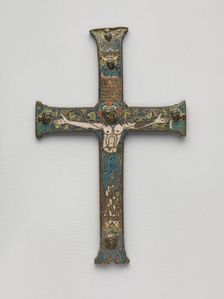 Crucifix, French, ca. 1180-90. Creator: Unknown