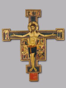 Crucifix with Scenes of the Passion, c. 1230-40. Creator: Unknown