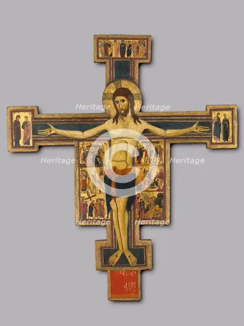 Crucifix with Scenes of the Passion, c. 1230-40. Creator: Unknown.