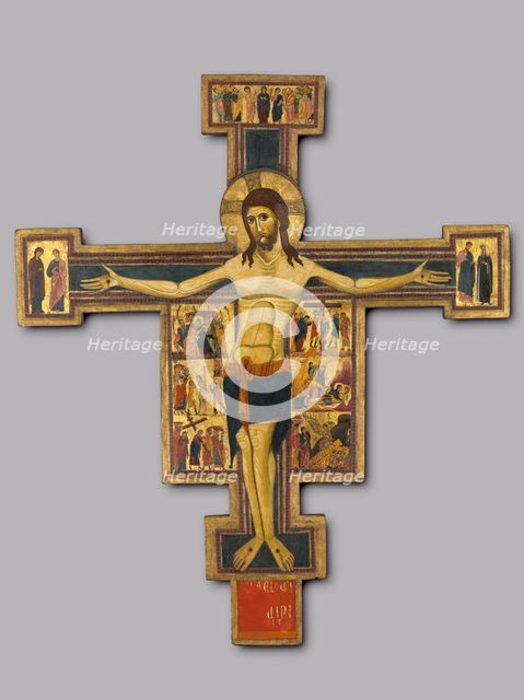 Crucifix with Scenes of the Passion, c. 1230-40. Creator: Unknown.