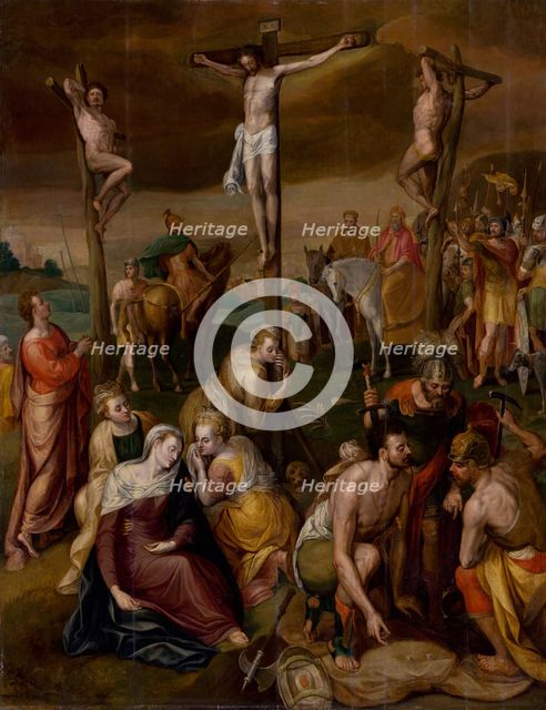 Crucifixion, 1560 - 1570. Creator: Circle of Frans Floris.