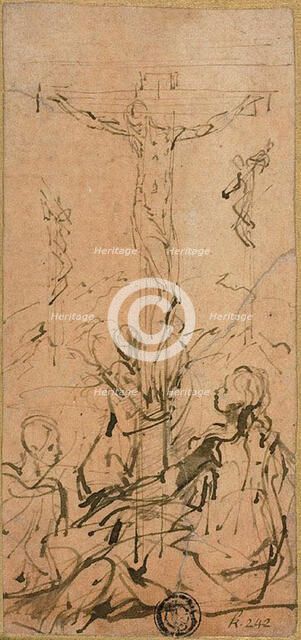 Crucifixion, 1524/27. Creator: Parmigianino.