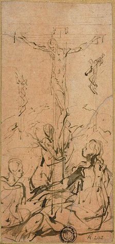 Crucifixion, 1524/27. Creator: Parmigianino