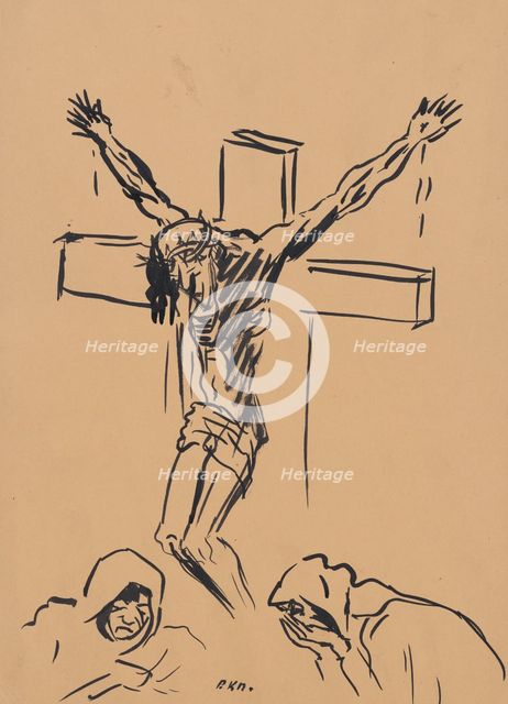Crucifixion, 1940-1943. Creator: Arnold Peter Weisz-Kubincan.