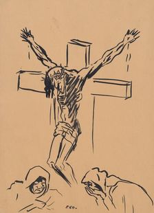 Crucifixion, 1940-1943. Creator: Arnold Peter Weisz-Kubincan