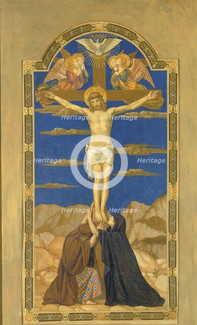 Crucifixion, 1915-1925. Creator: H. Siddons Mowbray.