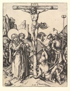 Crucifixion, ca. 1435-1491. Creator: Martin Schongauer