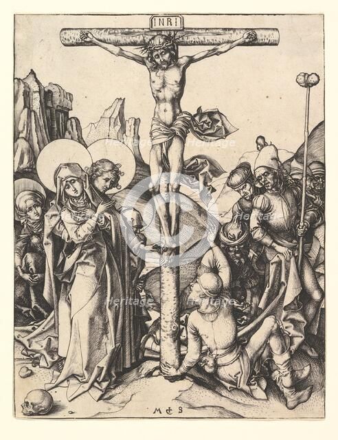 Crucifixion, ca. 1435-1491. Creator: Martin Schongauer.