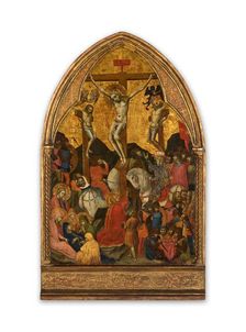 Crucifixion, about 1375. Creator: Barnaba da Modena