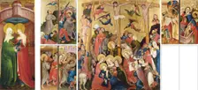 Crucifixion Altarpiece, so-called St Peter’s Church Altarpiece, c1420. Creator: Master of the Middle Rhine