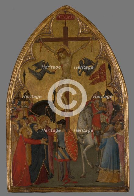 Crucifixion, between 1321-1323. Creator: Master Of The Pieta.
