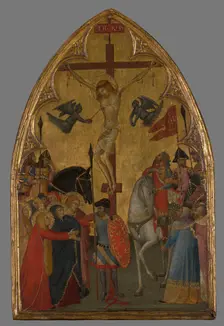 Crucifixion, between 1321-1323. Creator: Master Of The Pieta
