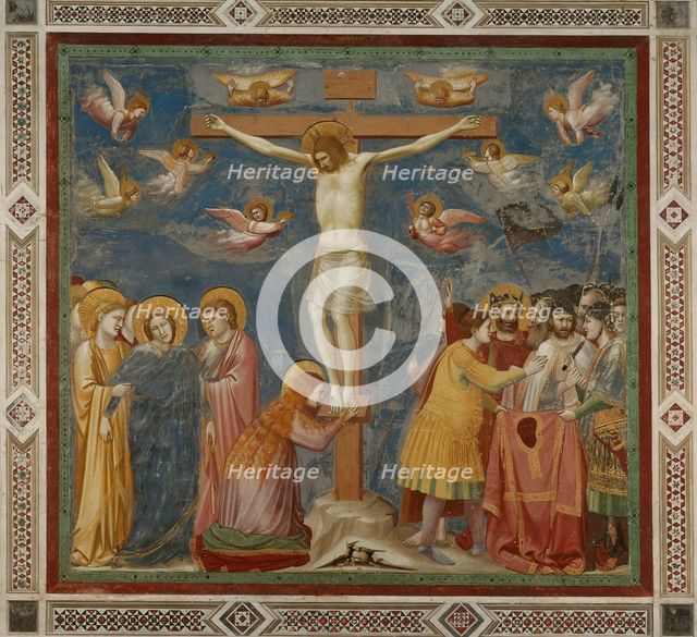 Crucifixion (From the cycles of The Life of Christ), 1304-1306. Creator: Giotto di Bondone (1266-1377).