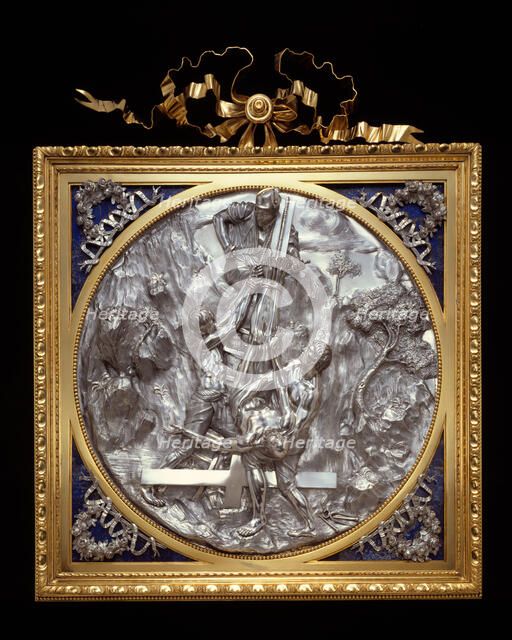 Crucifixion of Saint Peter, 1770/80. Creators: Luigi Valadier, Workshop of Luigi Valadier.