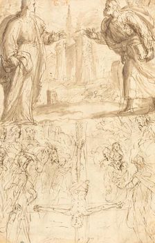 Crucifixion of Saint Peter. Creator: Giulio Cesare Procaccini