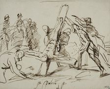 Crucifixion of St. Peter. Creator: Philip Koninck