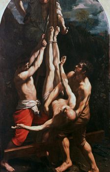 Crucifixion of St Peter c1600-1642. Artist: Guido Reni