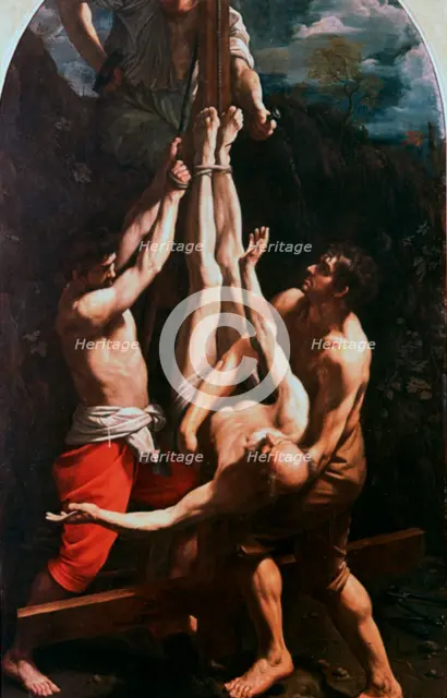 Crucifixion of St Peter', c1600-1642. Artist: Guido Reni