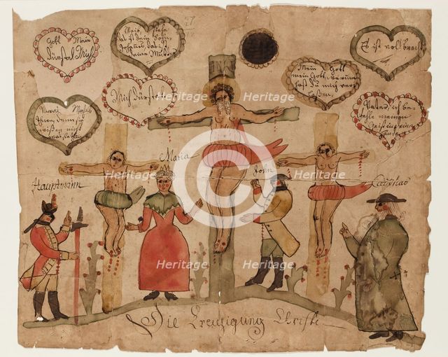 Crucifixion, late 18th century. Creator: Unknown.