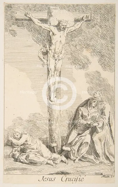 Crucifixion.n.d. Creators: Claude Gillot, Jacques Gabriel Huquier.