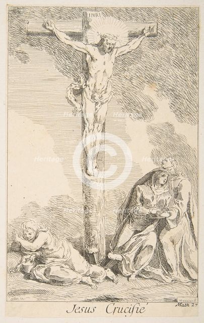 Crucifixion.n.d. Creators: Claude Gillot, Jacques Gabriel Huquier.