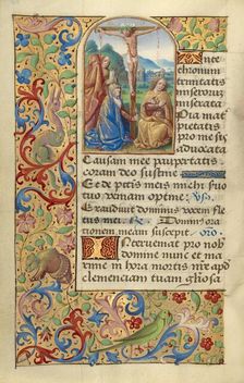 Crucifixion; Poncher Hours, about 1500. Creator: Master of the Chronique Scandaleuse