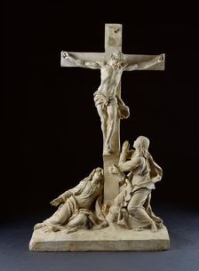 Crucifixion, with the Virgin Mary and Saint John the Evangelist, 1785. Artist: Claude Michel
