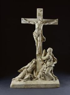 Crucifixion, with the Virgin Mary and Saint John the Evangelist, 1785. Artist: Claude Michel