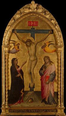 Crucifixion with the Virgin and St John, 1392. Creator: Niccolo di Pietro Gerini