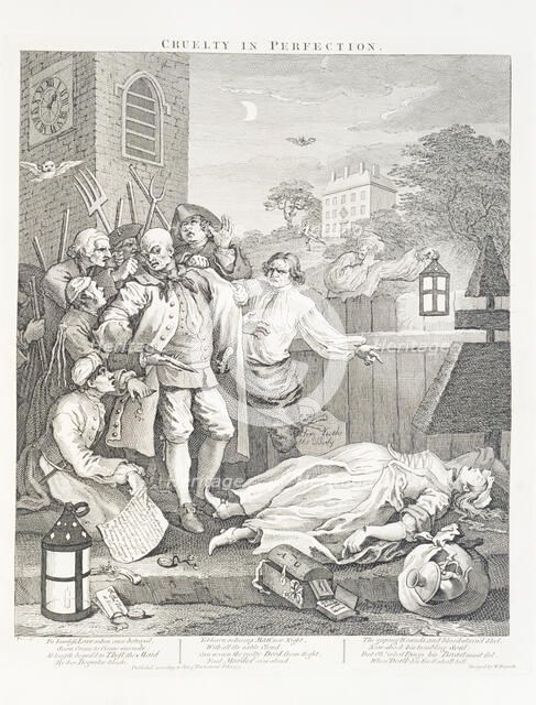 'Cruelty in Perfection', 1751. Artist: Unknown