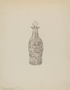 Cruet Bottle, c. 1939. Creator: Elisabeth Fulda