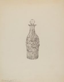 Cruet Bottle, c. 1939. Creator: Elisabeth Fulda