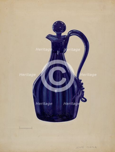Cruet, c. 1936. Creator: John Dana.