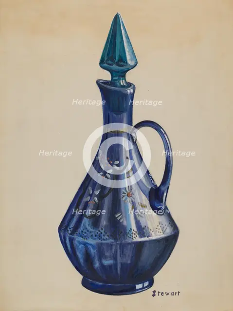 Cruet, c. 1937. Creator: Robert Stewart.